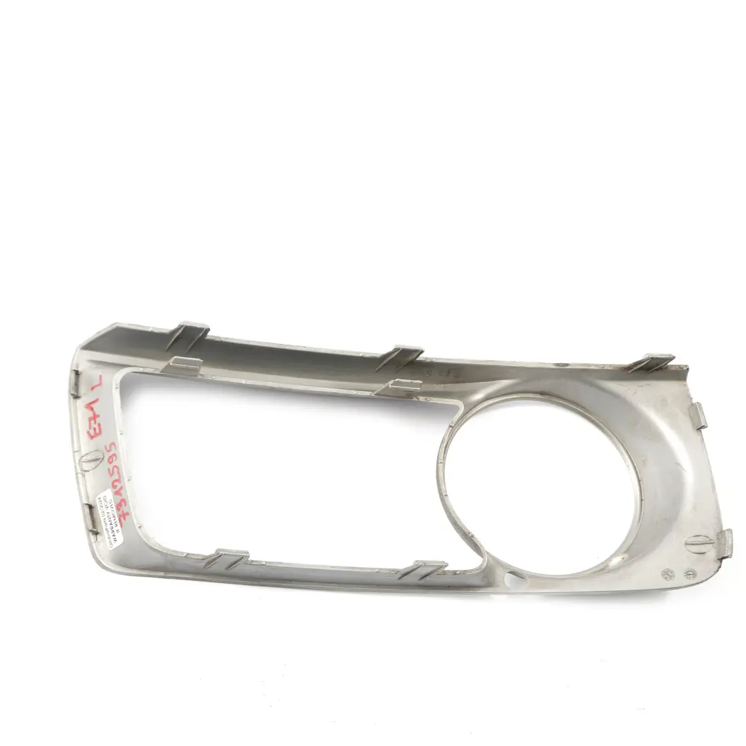 Front Bumper Left N/S Fog Lamp Cover Frame Silver BMW E71 - SKU 7312595 - Part number 7312595