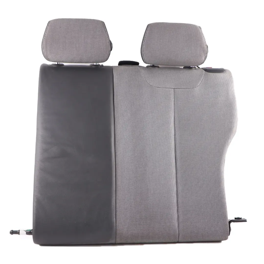 Left Seat N/S Backrest Cover Cloth Leather Metro Black Silver to BMW F20 F21 Rear with Part number 7312614 BMW F20 F21 Rear Left Seat N/S Backrest Cover Cloth Leather Metro Black Silver - SKU 7312614 - Part number 7312614