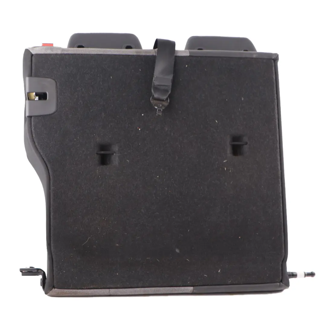 BMW F20 F21 Rear Left Seat N/S Backrest Cover Cloth Leather Metro Black Silver - SKU 7312614 - Part number 7312614