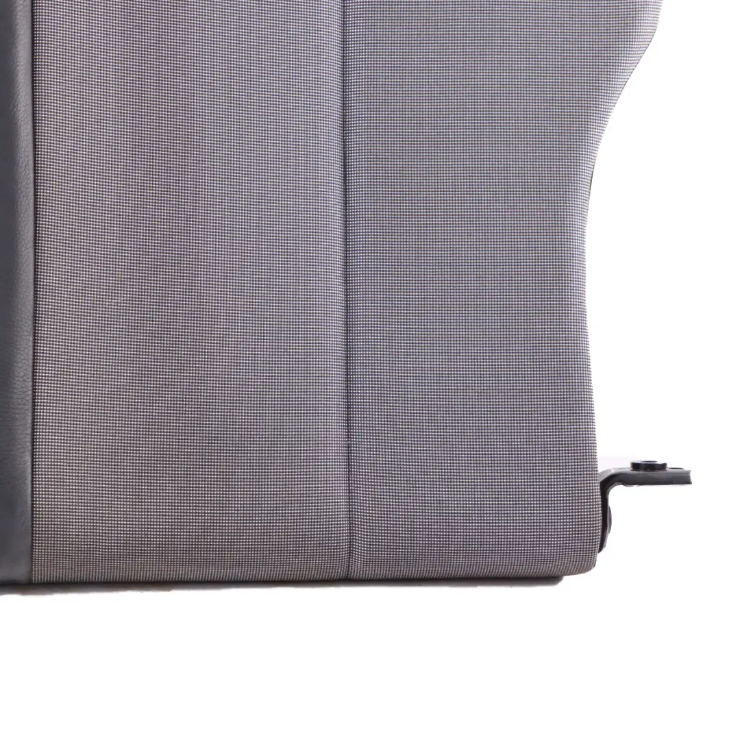 Left Seat N/S Backrest Cover Cloth Leather Metro Black Silver to BMW F20 F21 Rear with Part number 7312614 BMW F20 F21 Rear Left Seat N/S Backrest Cover Cloth Leather Metro Black Silver - SKU 7312614 - Part number 7312614