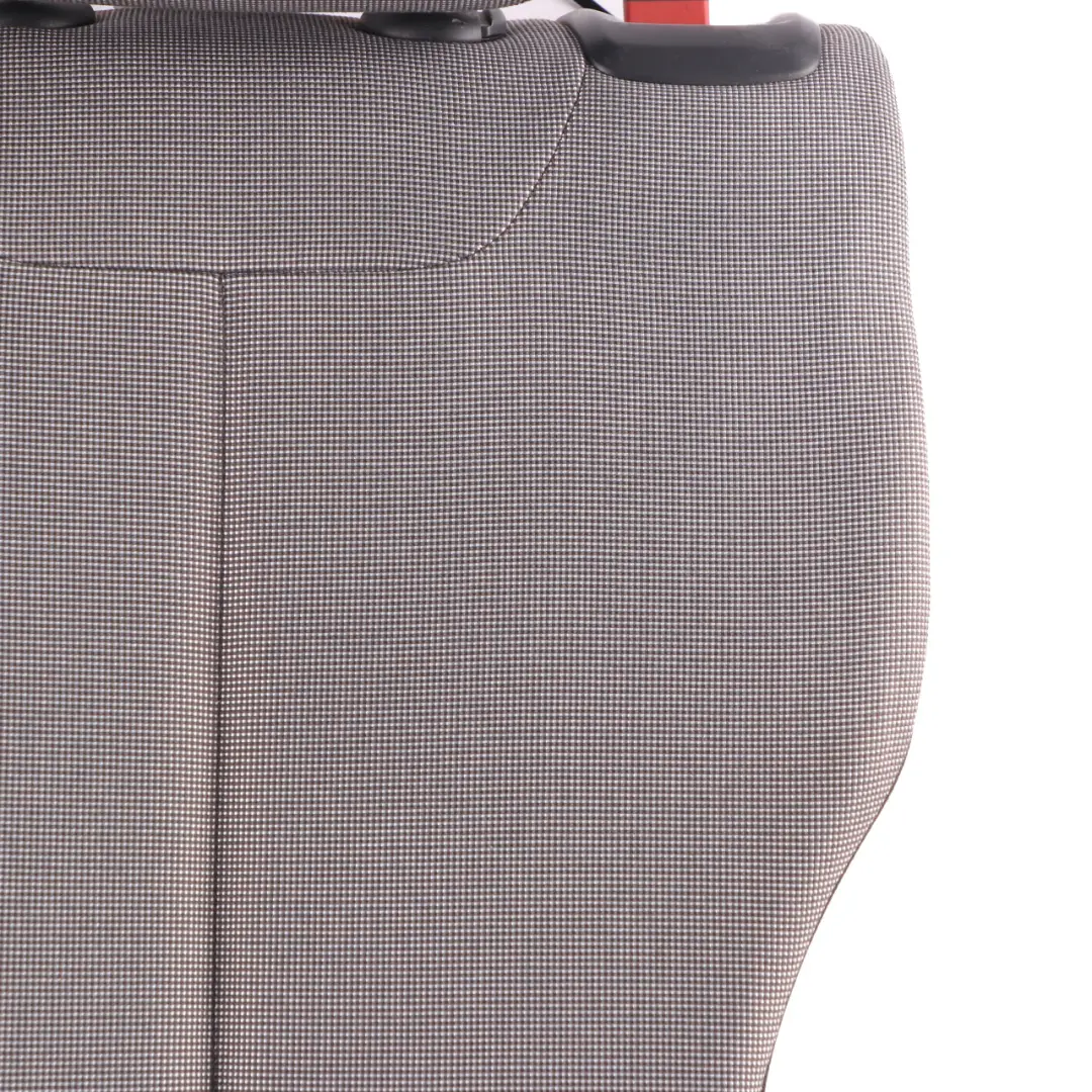 Left Seat N/S Backrest Cover Cloth Leather Metro Black Silver to BMW F20 F21 Rear with Part number 7312614 BMW F20 F21 Rear Left Seat N/S Backrest Cover Cloth Leather Metro Black Silver - SKU 7312614 - Part number 7312614