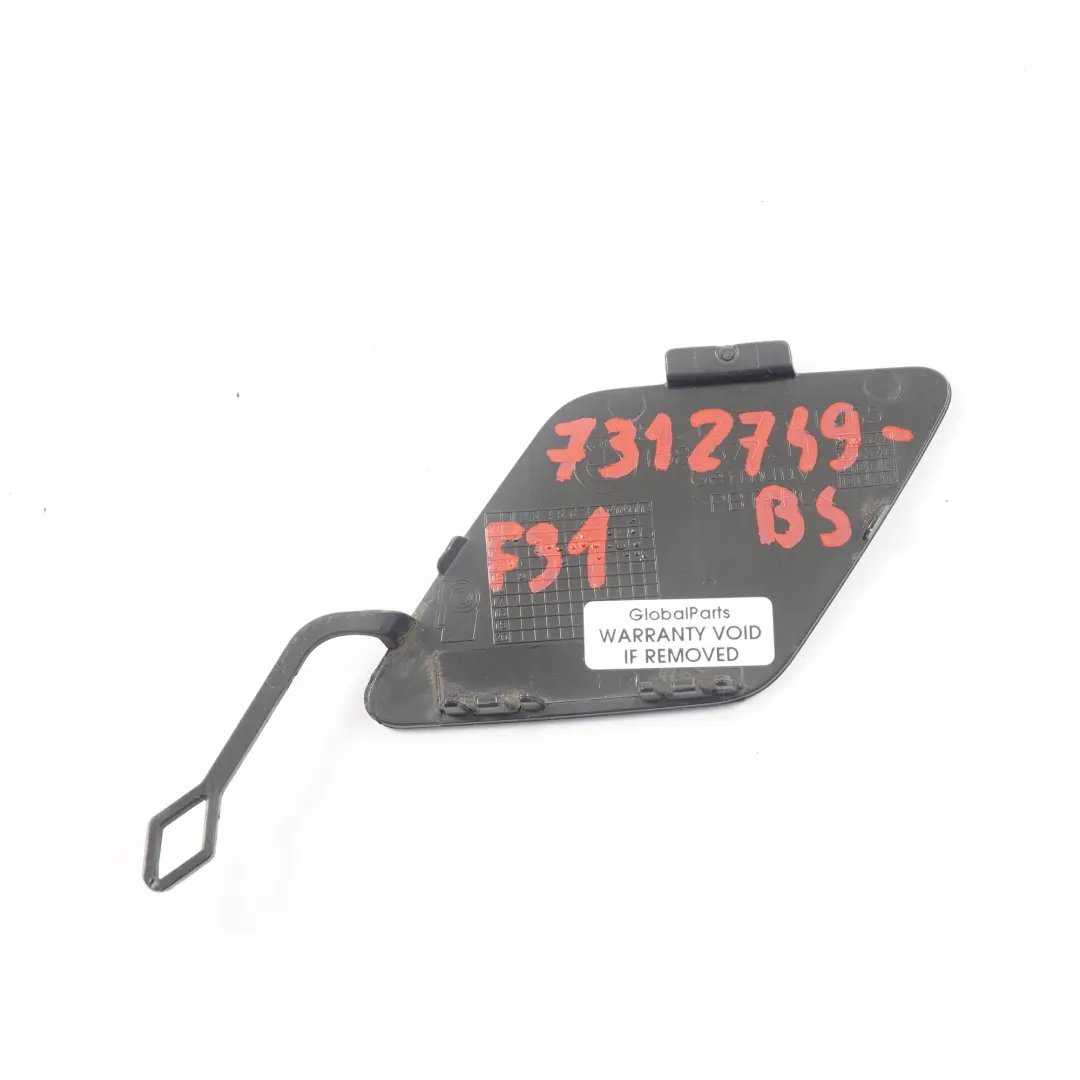  Hintere Stoßstangenabdeckung BMW F31 Klappe Abschleppöse Schwarz Saphir 475 - SKU 7312749-BS - Teilenummer 7312749