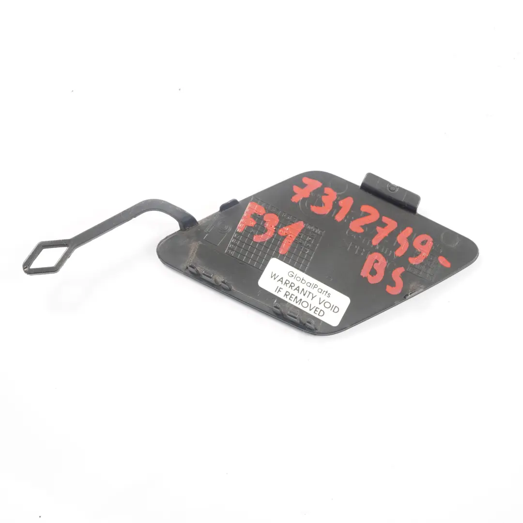  Hintere Stoßstangenabdeckung BMW F31 Klappe Abschleppöse Schwarz Saphir 475 - SKU 7312749-BS - Teilenummer 7312749