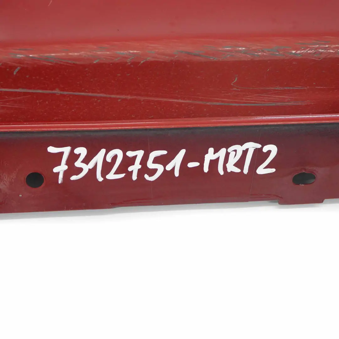 BMW F30 F31 Side Skirt Sill Strip Left N/S Melbourne Red Metallic - A75 - SKU 7312751-MRT2 - Part number 7312751