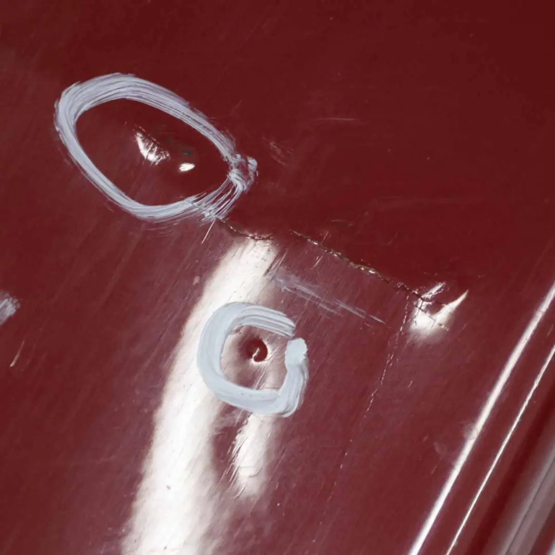 BMW F30 Schwellerleiste Schweller Abdeckung Links Melbourne Rot - A75 - SKU 7312751-MRT3 - Teilenummer 7312751