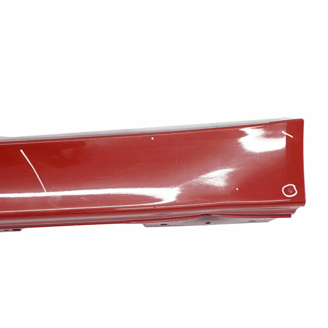 BMW F30 F31 Striscia Davanzale Gonna Laterale Sinistra Melbourne Red - A75 - SKU 7312751-MRT - Numero di parte 7312751