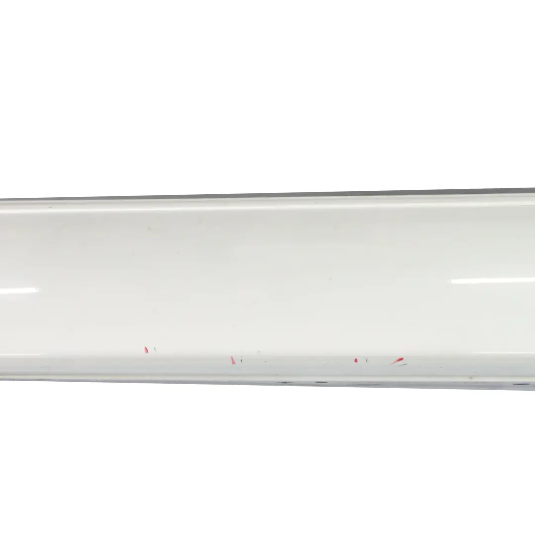 BMW F30 F31 Faldón lateral Tapa del umbral izquierda Mineral White - A96 - SKU 7312751-MW1 - Número de pieza 7312751
