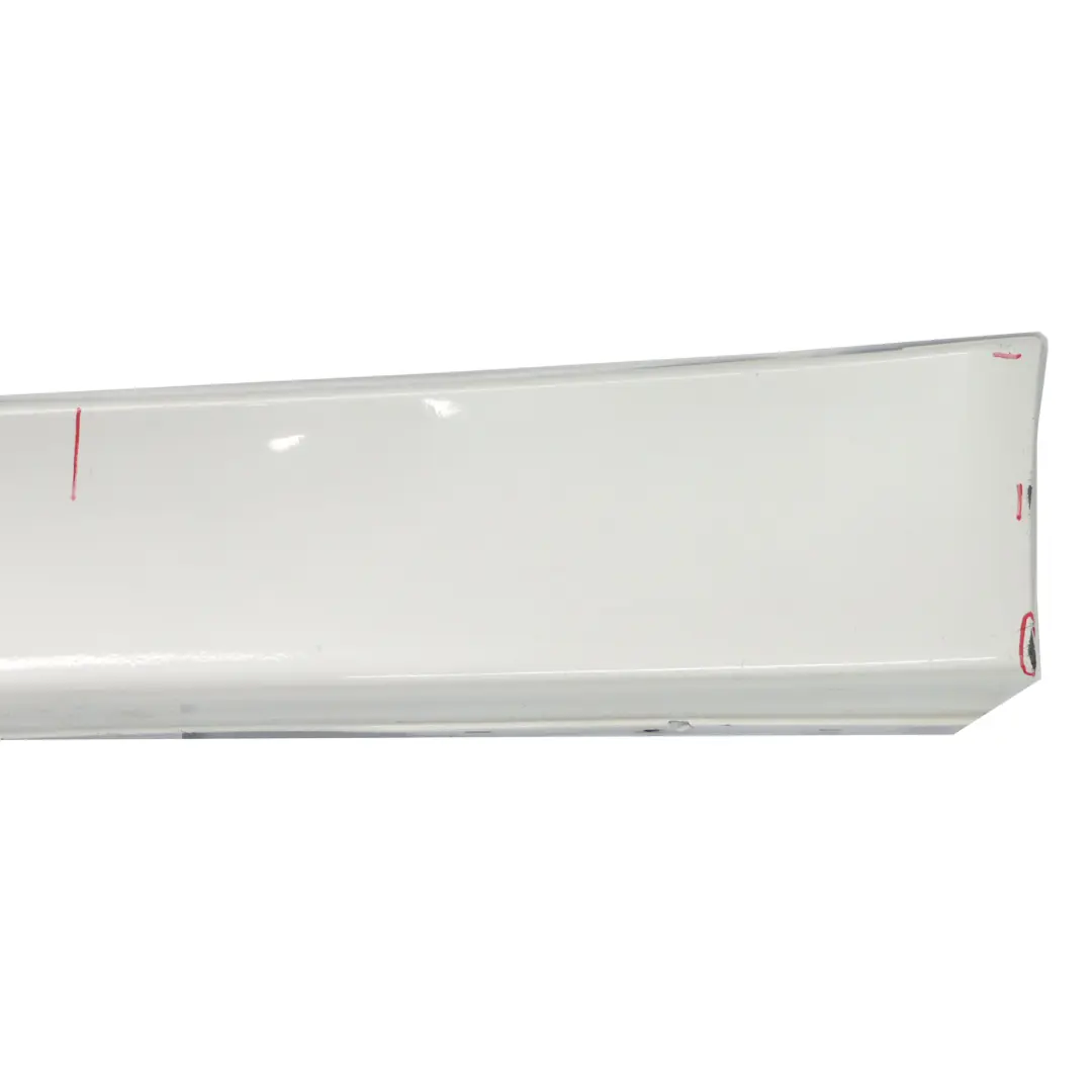 BMW F30 F31 Faldón lateral Tapa del umbral izquierda Mineral White - A96 - SKU 7312751-MW1 - Número de pieza 7312751