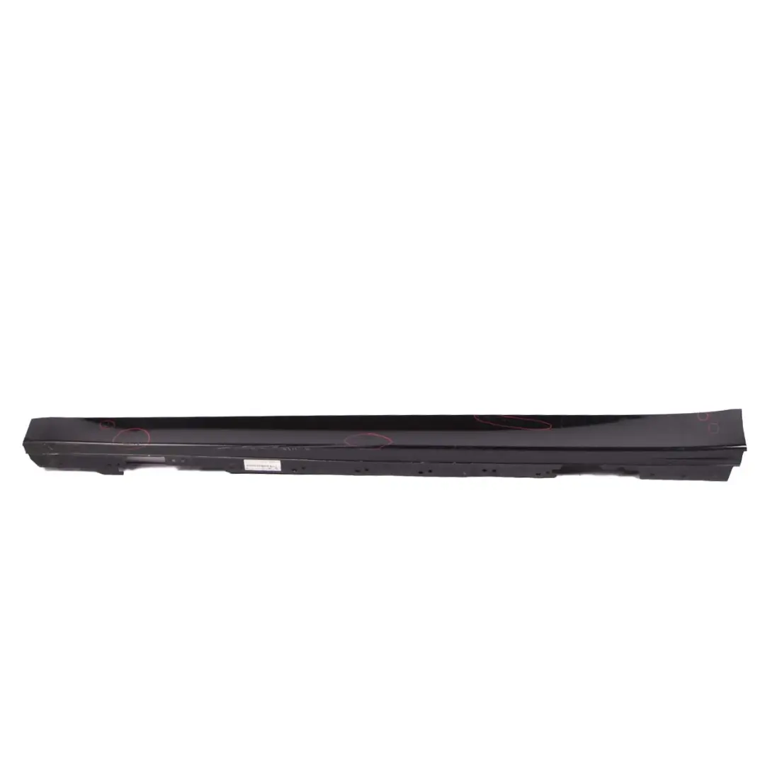 BMW 3 F30 F31 Sill Strip Side Skirt Left N/S Schwarz 2 Black - 668 - SKU 7312751-SCH - Part number 7312751