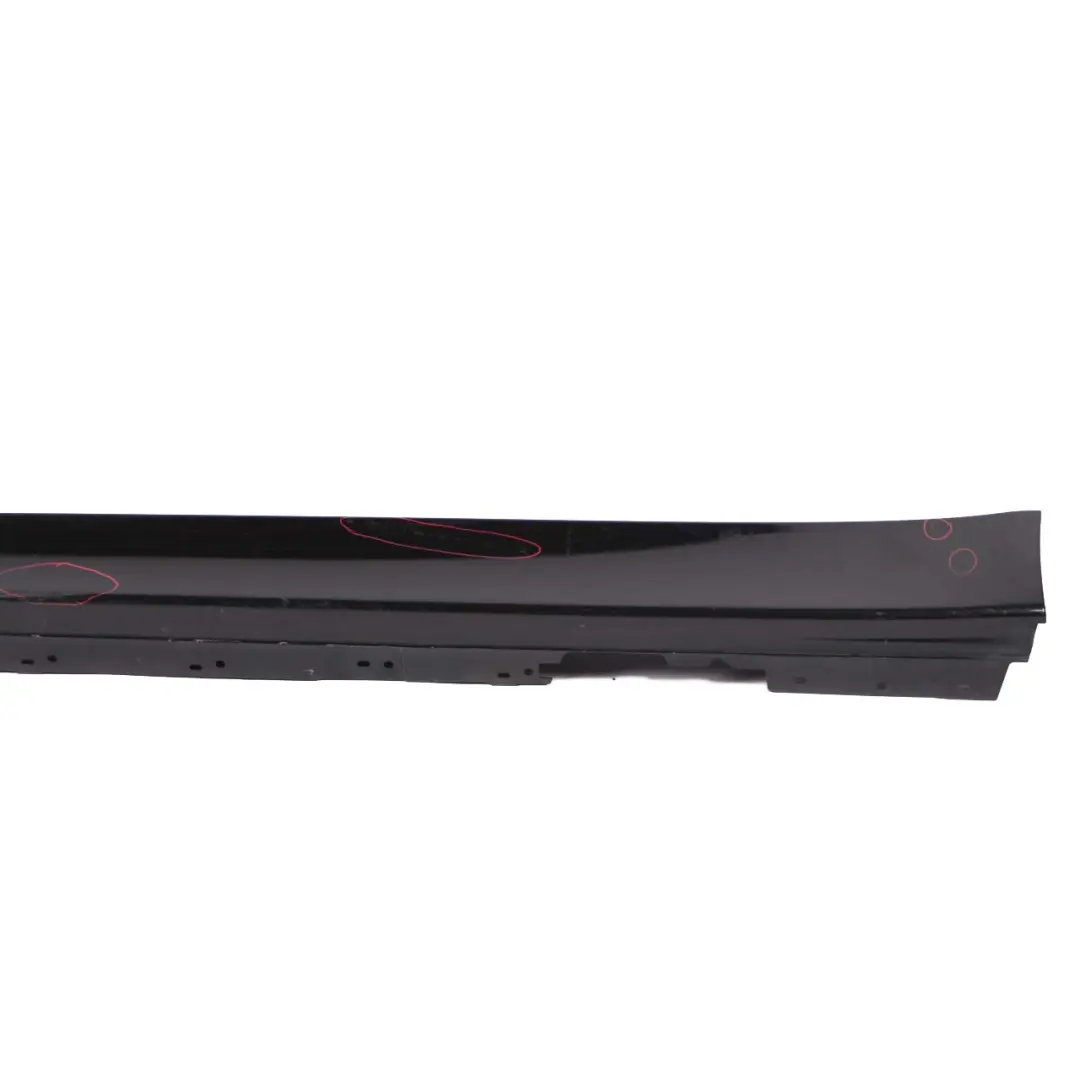 BMW 3 F30 F31 Sill Strip Side Skirt Left N/S Schwarz 2 Black - 668 - SKU 7312751-SCH - Part number 7312751