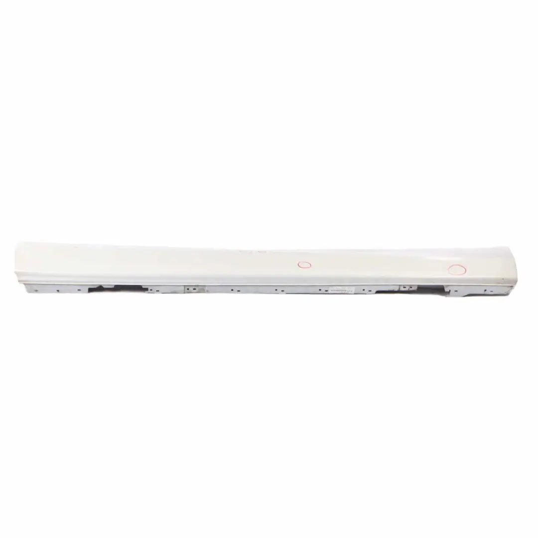 Side Skirt Sill Strip Right O/S Alpinweiss Alpine White 3 - 300 to BMW F30 F31 with Part number 7312752 BMW F30 F31 Side Skirt Sill Strip Right O/S Alpinweiss Alpine White 3 - 300 - SKU 7312752-AW - Part number 7312752