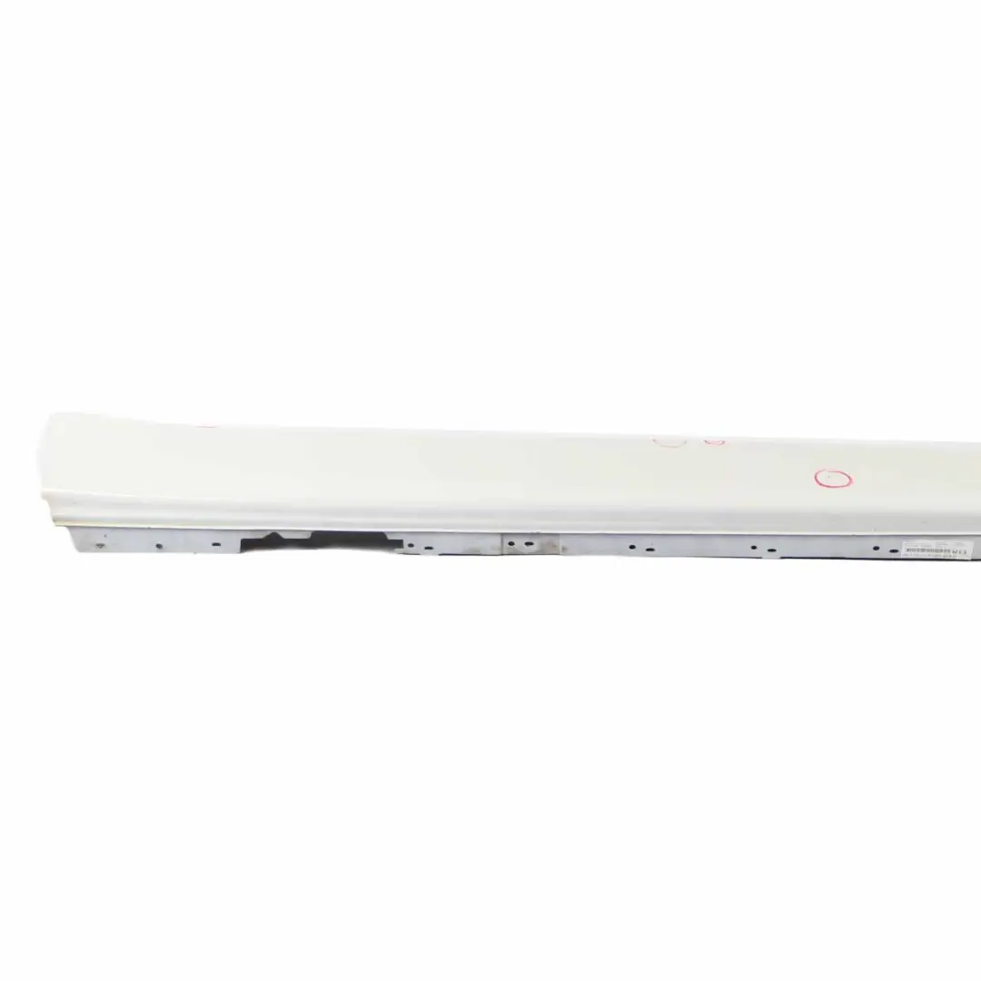 BMW F30 F31 Side Skirt Sill Strip Right O/S Alpinweiss Alpine White 3 - 300 - SKU 7312752-AW - Part number 7312752