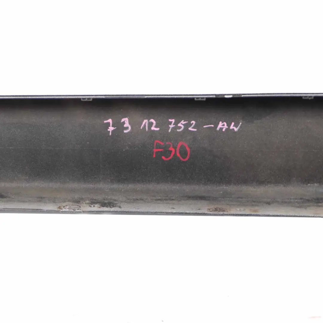 BMW F30 F31 Side Skirt Sill Strip Right O/S Alpinweiss Alpine White 3 - 300 - SKU 7312752-AW - Part number 7312752