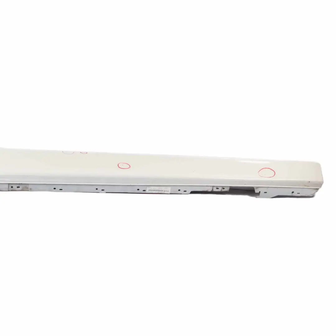 BMW F30 F31 Side Skirt Sill Strip Right O/S Alpinweiss Alpine White 3 - 300 - SKU 7312752-AW - Part number 7312752