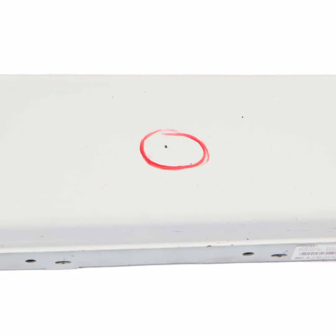 Side Skirt Sill Strip Right O/S Alpinweiss Alpine White 3 - 300 to BMW F30 F31 with Part number 7312752 BMW F30 F31 Side Skirt Sill Strip Right O/S Alpinweiss Alpine White 3 - 300 - SKU 7312752-AW - Part number 7312752