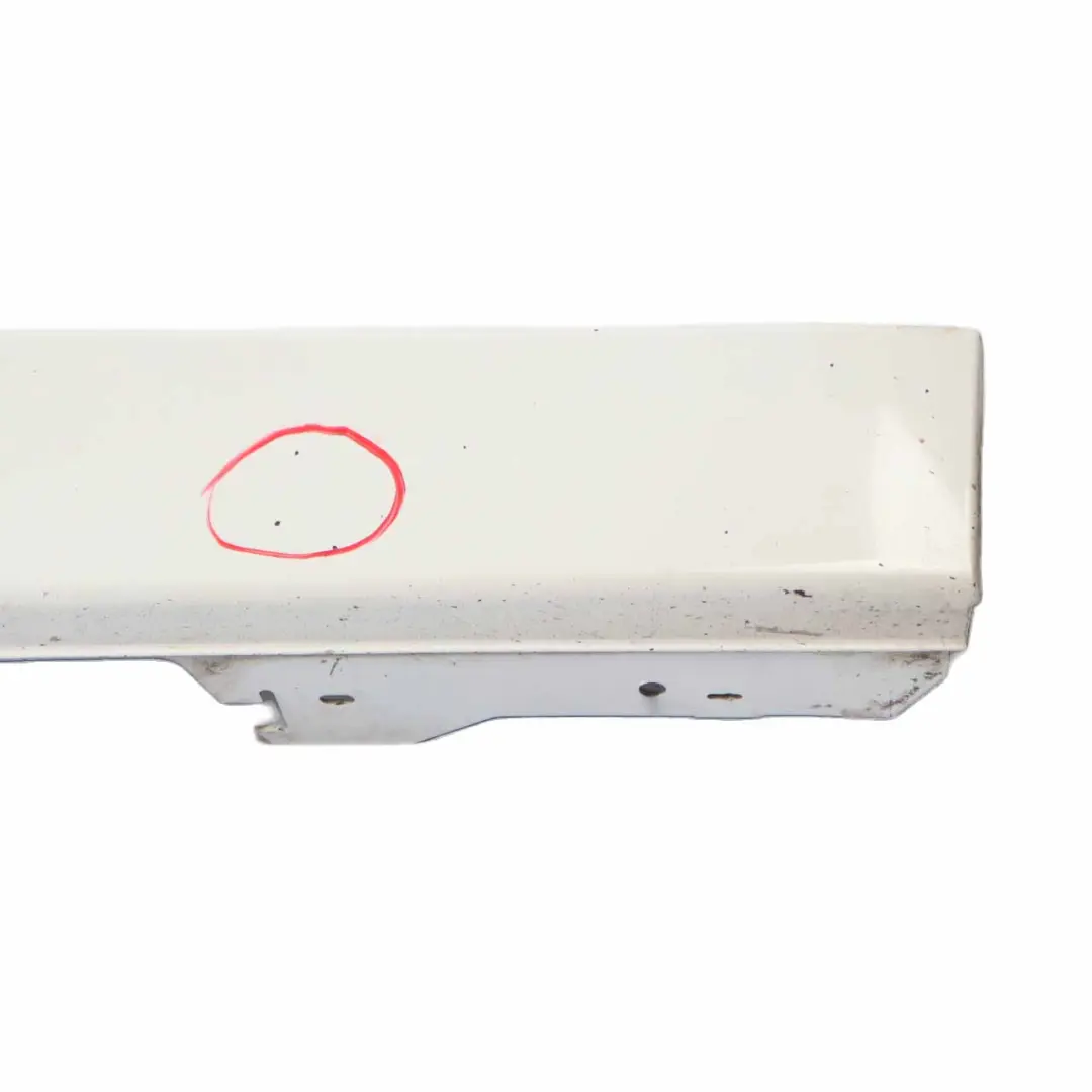 BMW F30 F31 Side Skirt Sill Strip Right O/S Alpinweiss Alpine White 3 - 300 - SKU 7312752-AW - Part number 7312752