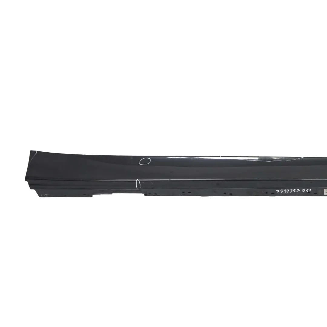 BMW 3 F30 F31 1 Sill Strip Side Skirt Right O/S Black Sapphire Metallic - 475 - SKU 7312752-BS1 - Part number 7312752