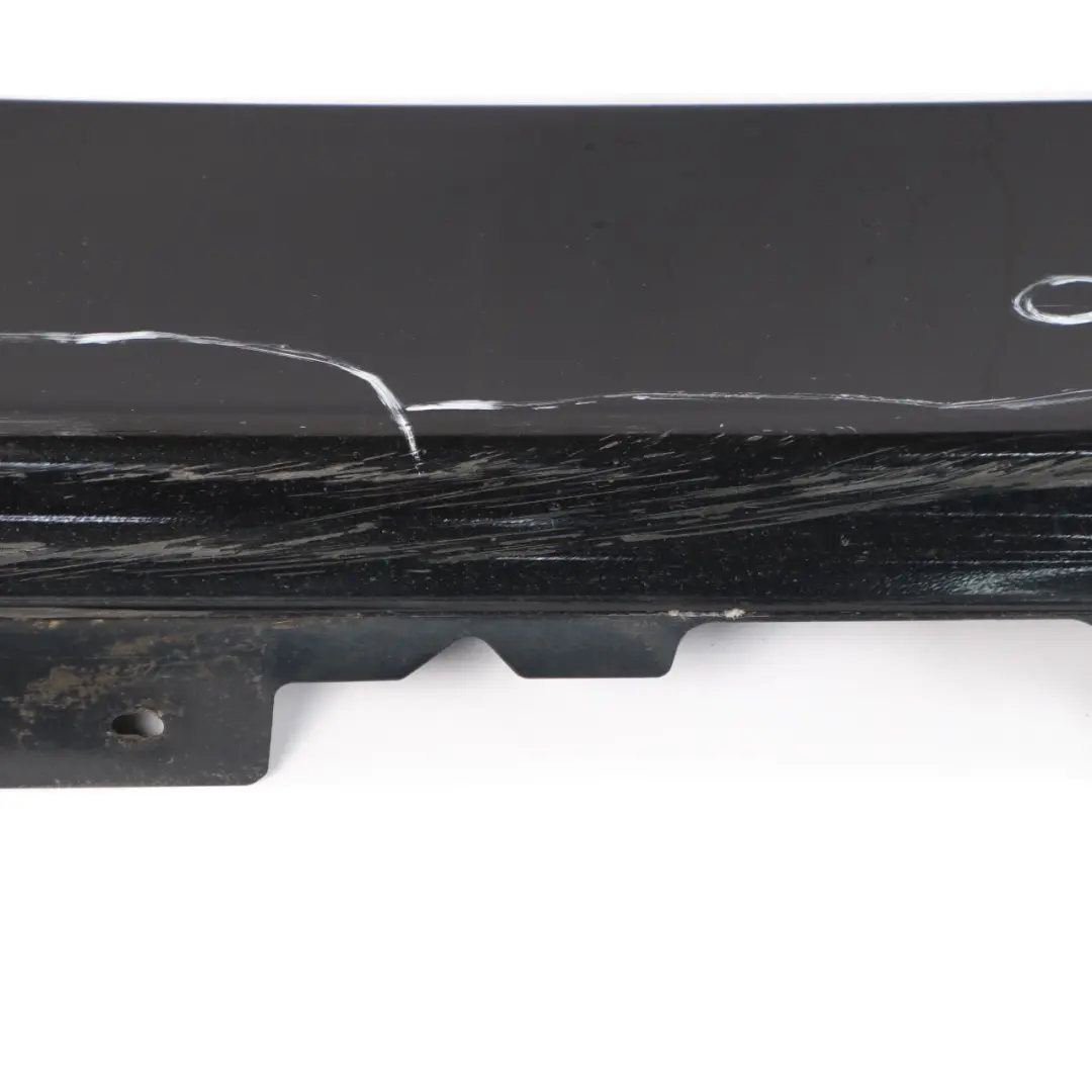 BMW F30 F31 Side Skirt Sill Strip Right O/S Black Sapphire Metallic - 475 - SKU 7312752-BS2 - Part number 7312752