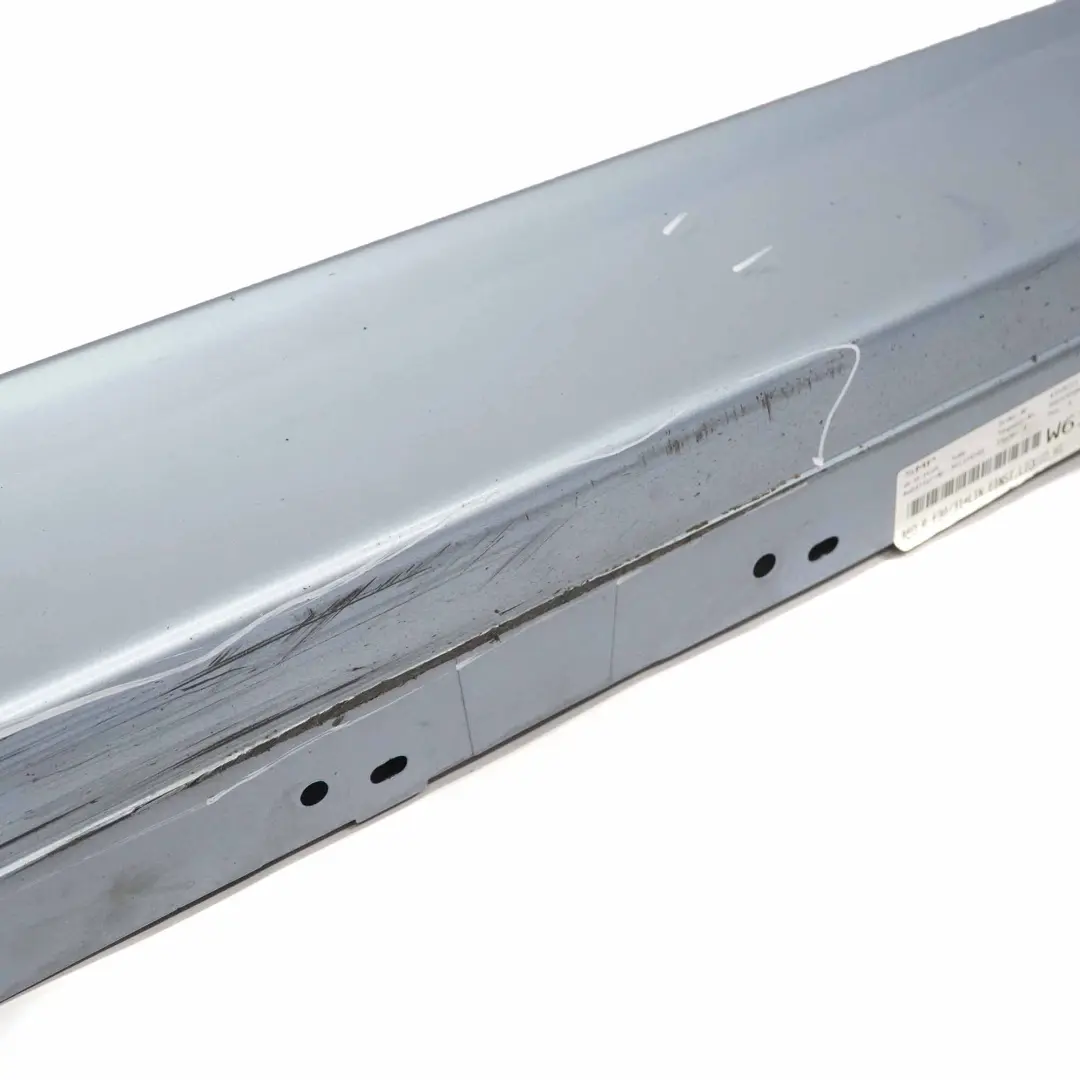BMW F30 F31 Side Skirt Sill Strip Right O/S Liquid Blue Metallic - B40 - SKU 7312752-LBL - Part number 7312752