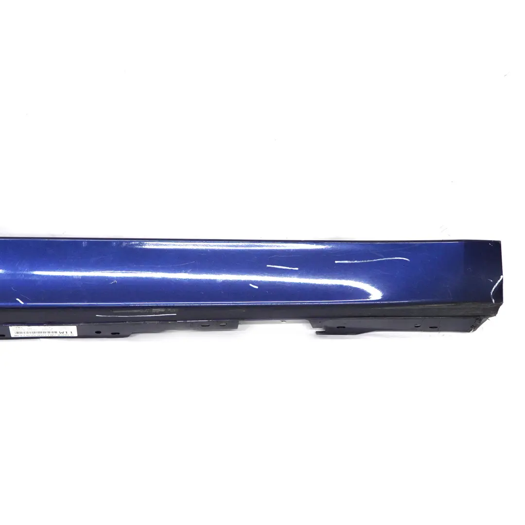 BMW F30 F31 Faldón lateral derecho Mediterranean Blue Metallic - C10 - SKU 7312752-MED - Número de pieza 7312752