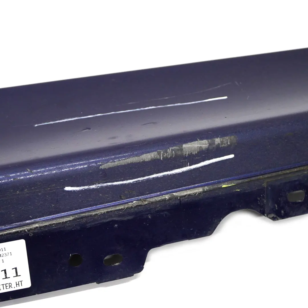 BMW F30 F31 Faldón lateral derecho Mediterranean Blue Metallic - C10 - SKU 7312752-MED - Número de pieza 7312752