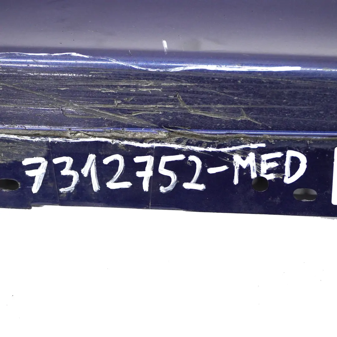 BMW F30 F31 Bas de caisse droit Bleu Méditerranée Métallisé - C10 - SKU 7312752-MED - Numéro de pièce 7312752