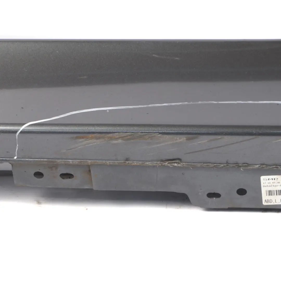 Side Skirt Sill Strip Right O/S Mineralgrau Grey Metallic - B39 to BMW F30 F31 with Part number 7312752 BMW F30 F31 Side Skirt Sill Strip Right O/S Mineralgrau Grey Metallic - B39 - SKU 7312752-MG2 - Part number 7312752