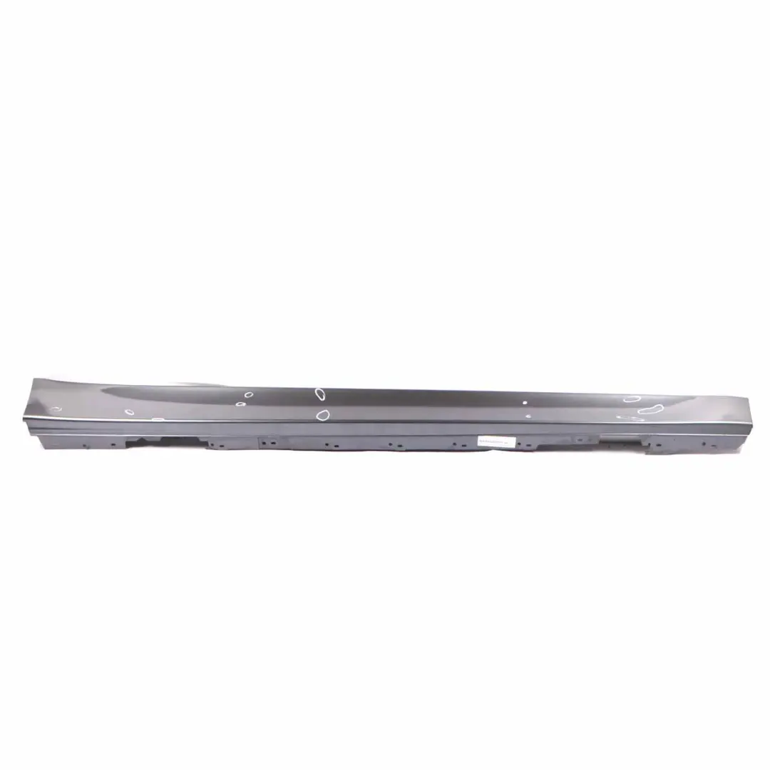 Side Skirt Sill Strip Right O/S Mineralgrau Grey Metallic - B39 to BMW F30 F31 with Part number 7312752 BMW F30 F31 Side Skirt Sill Strip Right O/S Mineralgrau Grey Metallic - B39 - SKU 7312752-MG - Part number 7312752
