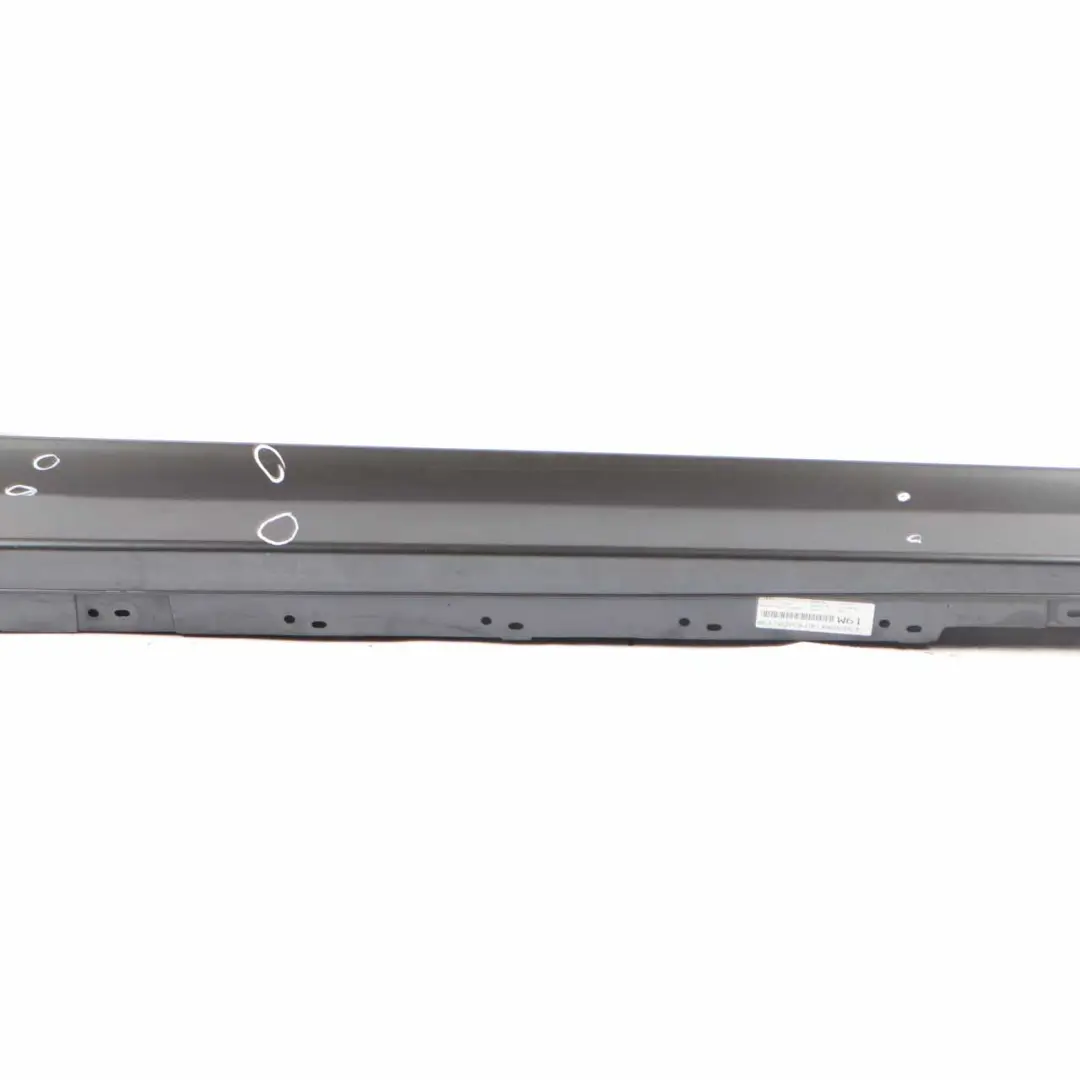 Side Skirt Sill Strip Right O/S Mineralgrau Grey Metallic - B39 to BMW F30 F31 with Part number 7312752 BMW F30 F31 Side Skirt Sill Strip Right O/S Mineralgrau Grey Metallic - B39 - SKU 7312752-MG - Part number 7312752