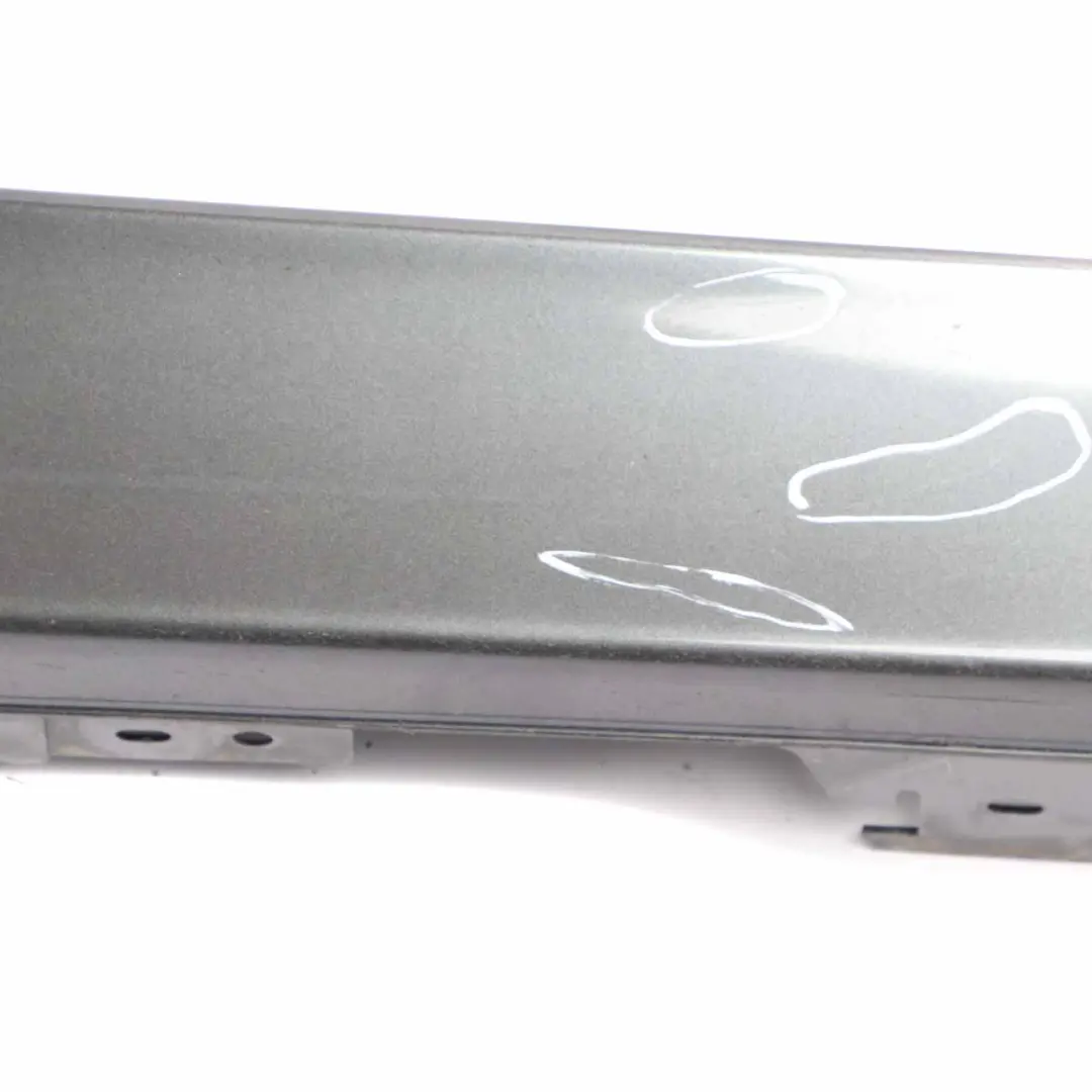 Side Skirt Sill Strip Right O/S Mineralgrau Grey Metallic - B39 to BMW F30 F31 with Part number 7312752 BMW F30 F31 Side Skirt Sill Strip Right O/S Mineralgrau Grey Metallic - B39 - SKU 7312752-MG - Part number 7312752