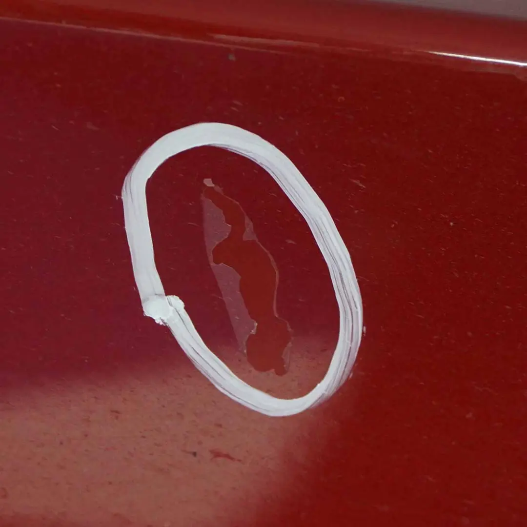 BMW F30 Schwellerleiste Schweller Abdeckung Rechts Melbourne Rot - A75 - SKU 7312752-MRT1 - Teilenummer 7312751