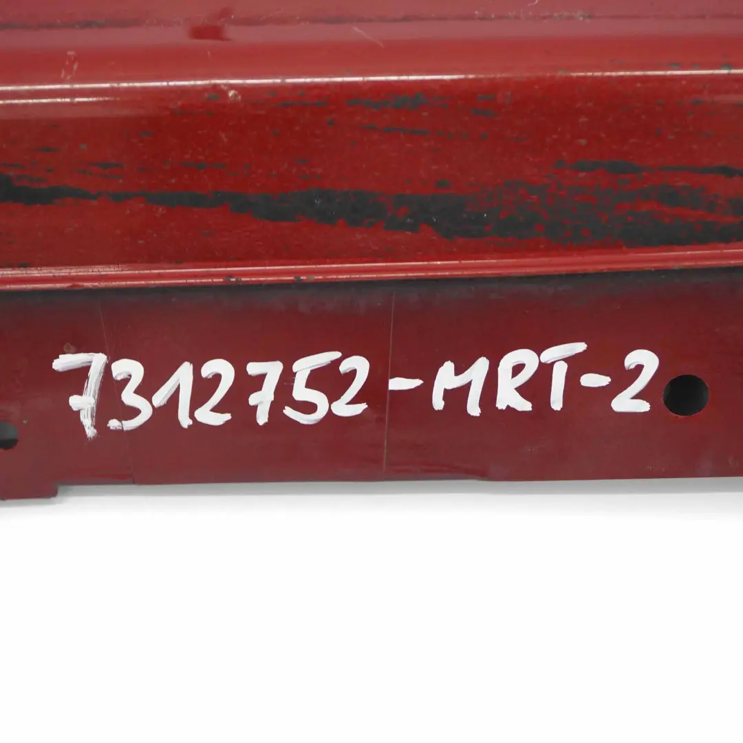 BMW F30 F31 Striscia Davanzale Gonna Laterale Destra Melbourne Red - A75 - SKU 7312752-MRT2 - Numero di parte 7312752