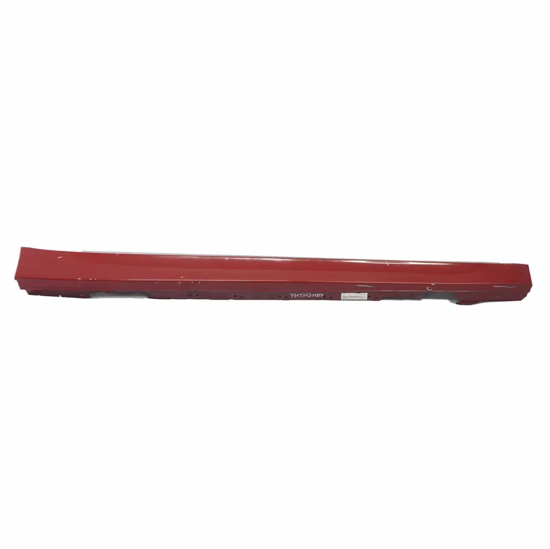 BMW F30 F31 Side Skirt Sill Strip Right O/S Melbourne Red Metallic - A75 - SKU 7312752-MRT3 - Part number 7312752