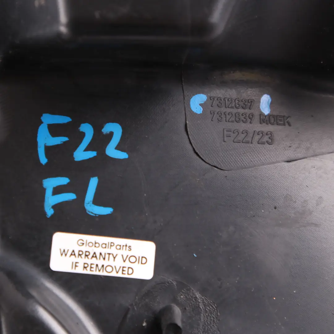 Arch Cover Front Section Front Left N/S to BMW F22 F23 Wheel with Part number 7312837 BMW F22 F23 Wheel Arch Cover Front Section Front Left N/S - SKU 7312837 - Part number 7312837