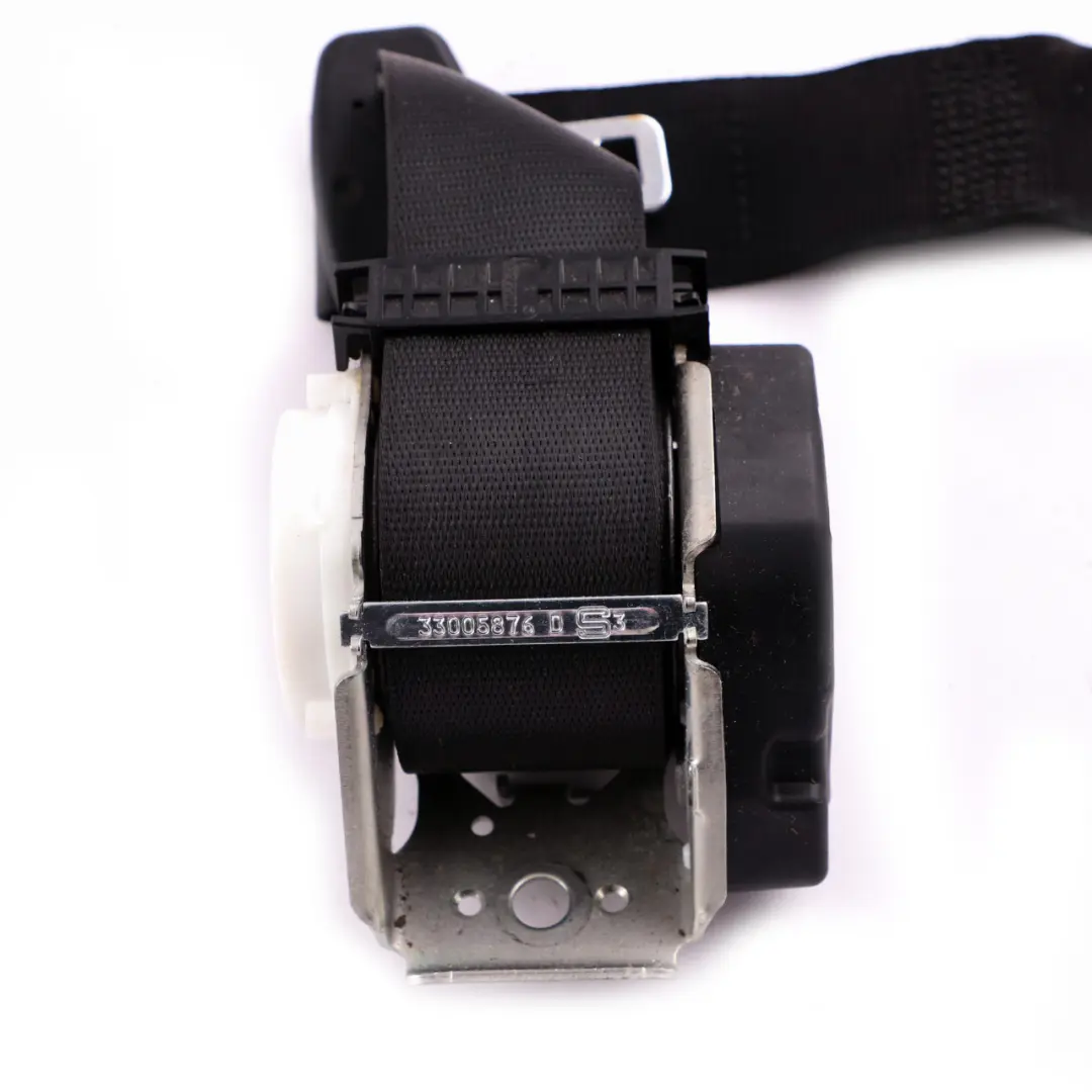 BMW F45 F48 Upper Seat Belt Seatbelt Rear Left N/S Black - SKU 7313377 - Part number 7313377