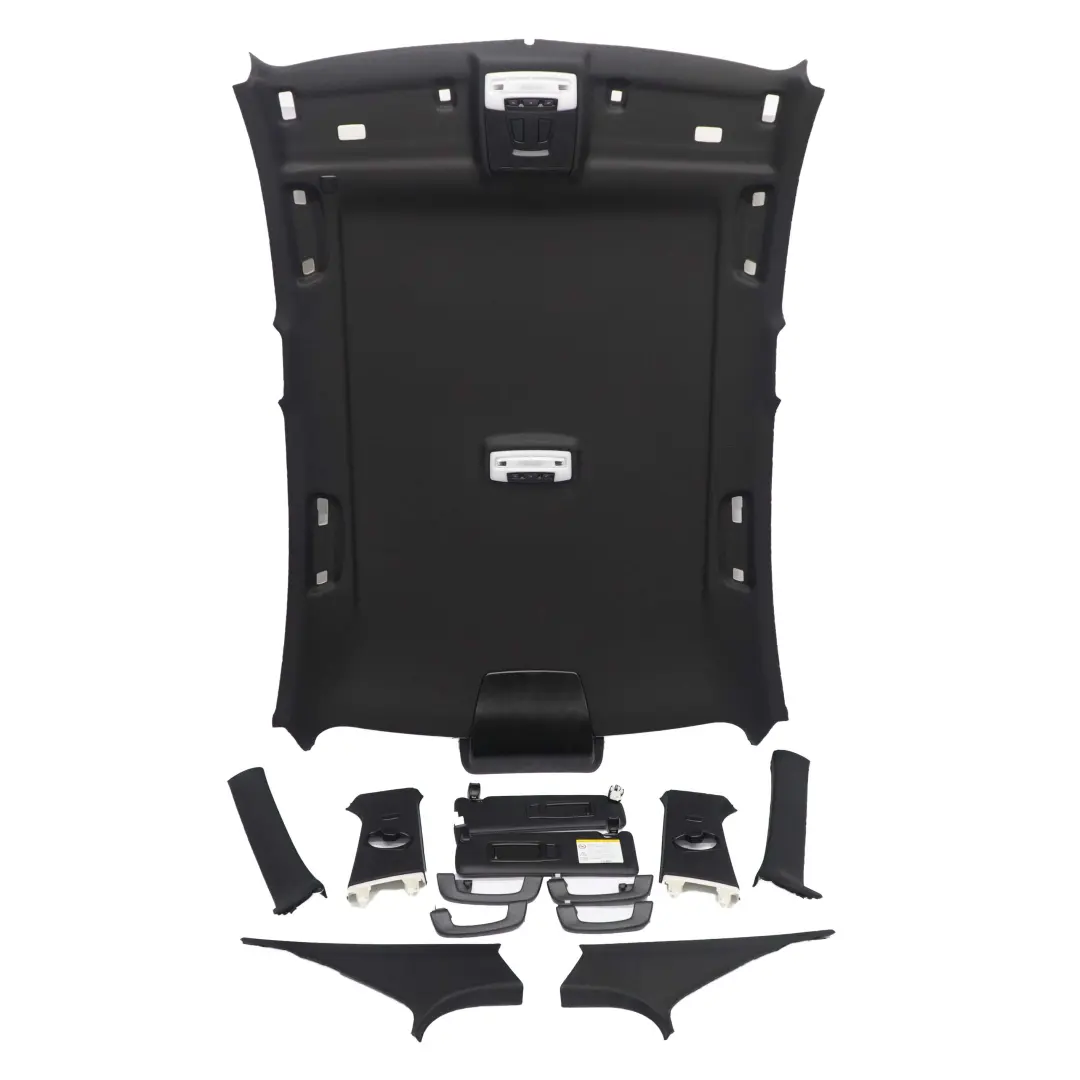 Complete Headlining Roof Lining Black M Sport + Pillars Handles 7284008 to BMW F30 with Part number 7313597 BMW F30 Complete Headlining Roof Lining Black M Sport + Pillars Handles 7284008 - SKU 7313597-1 - Part number 7313597