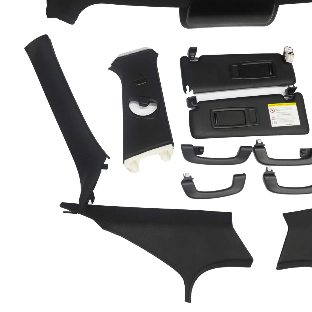 BMW F30 Complete Headlining Roof Lining Black M Sport + Pillars Handles 7284008 - SKU 7313597-1 - Part number 7313597