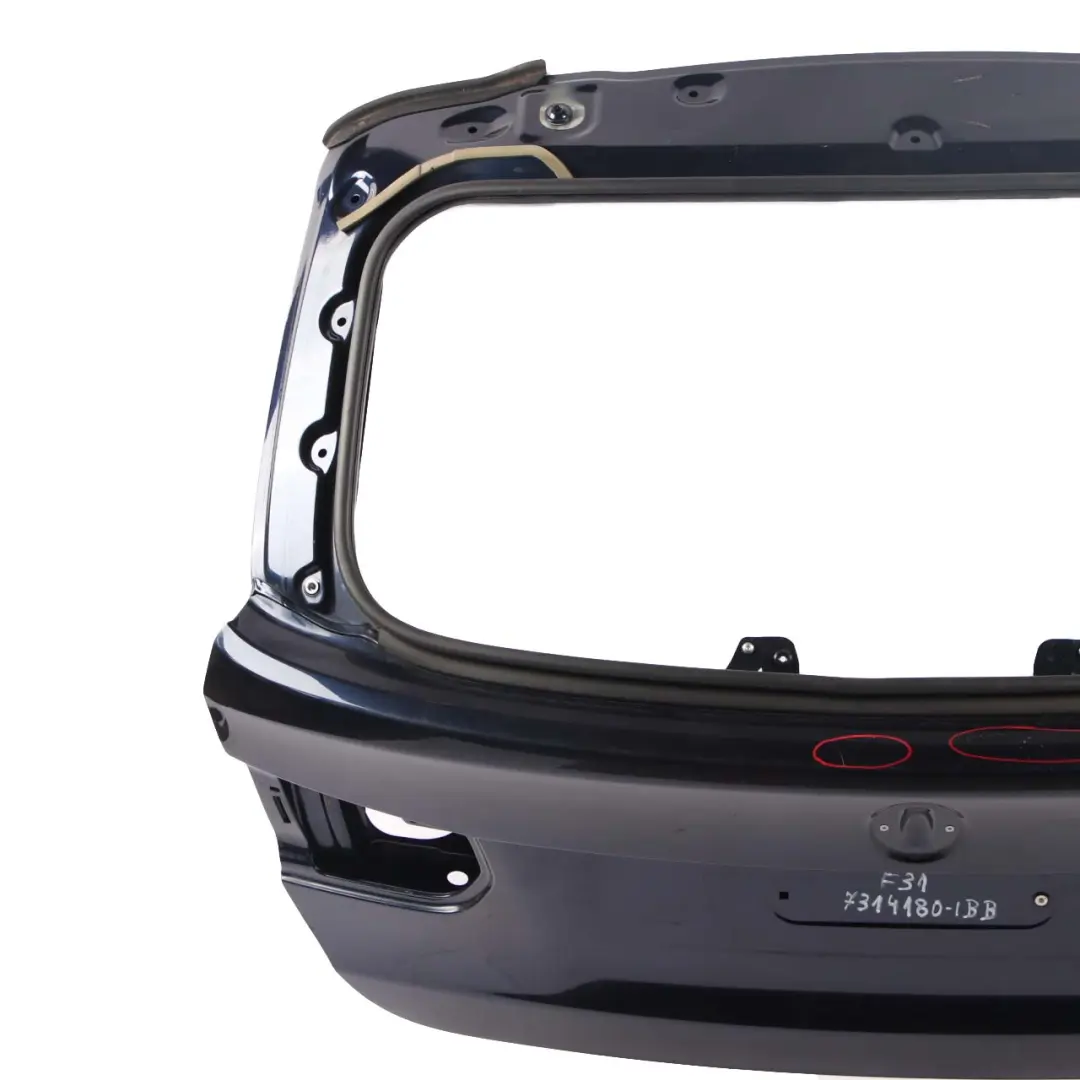 BMW F31 Tailgate Boot Lid Touring Trunk Panel Imperial Blue Brilliant - A89 - SKU 7314180-IBB - Part number 7314180