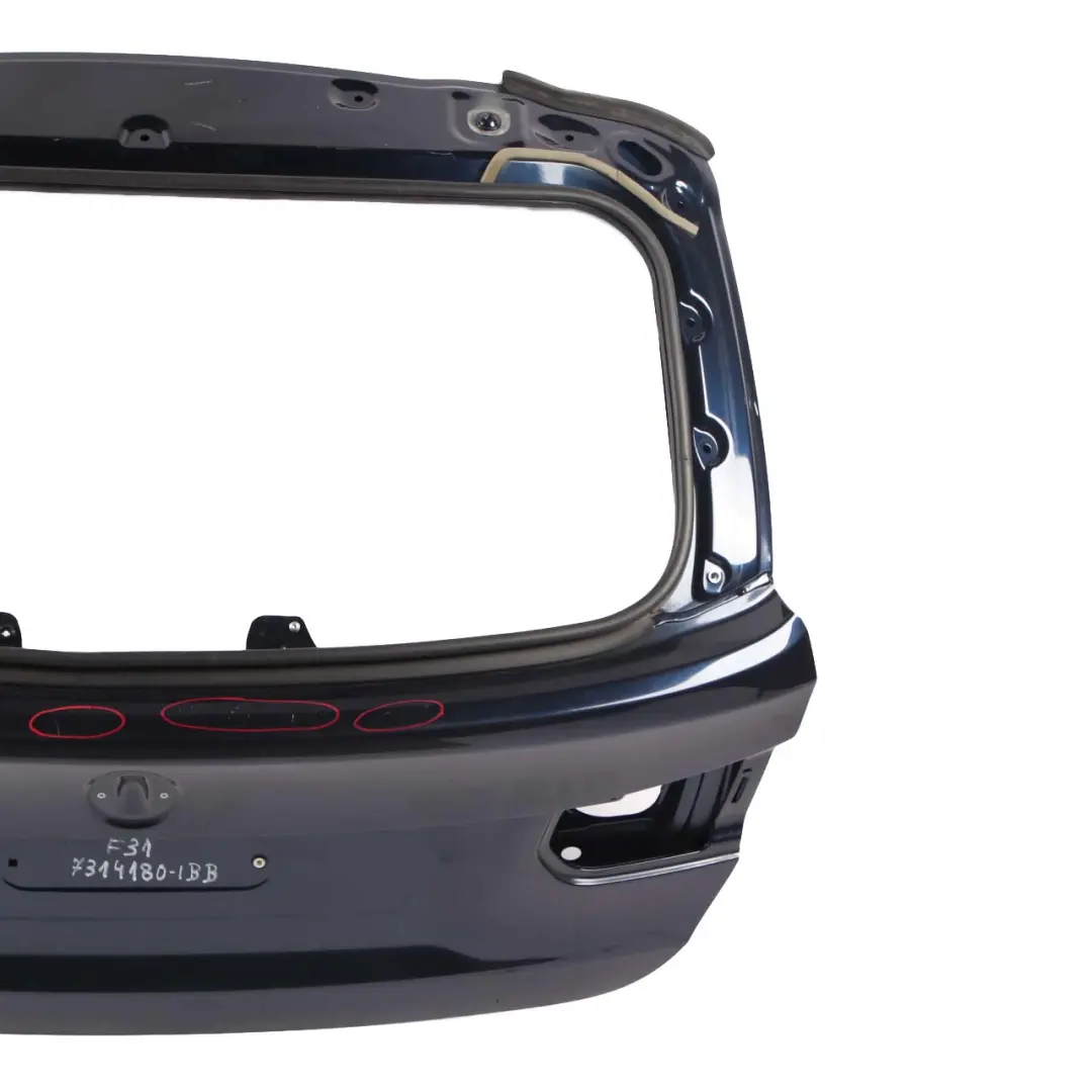 BMW F31 Tailgate Boot Lid Touring Trunk Panel Imperial Blue Brilliant - A89 - SKU 7314180-IBB - Part number 7314180