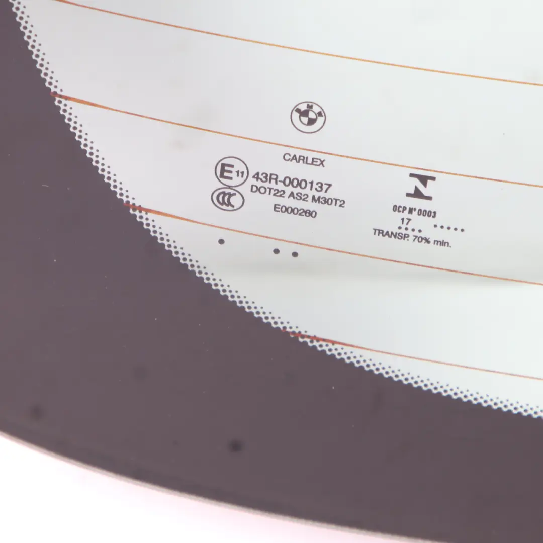 BMW F36 Szyba Klapy Bagażnika Tylna AS2 - SKU 7314613 - Numer Części 7314613