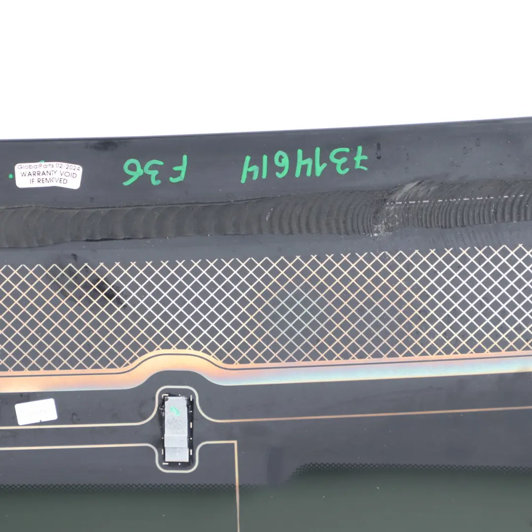 Couvercle de coffre de fenêtre arrière hayon Vitrage teinté AS3 pour BMW F36 à propos du numéro de pièce 7314614 BMW F36 Couvercle de coffre de fenêtre arrière hayon Vitrage teinté AS3 - SKU 7314614 - Numéro de pièce 7314614