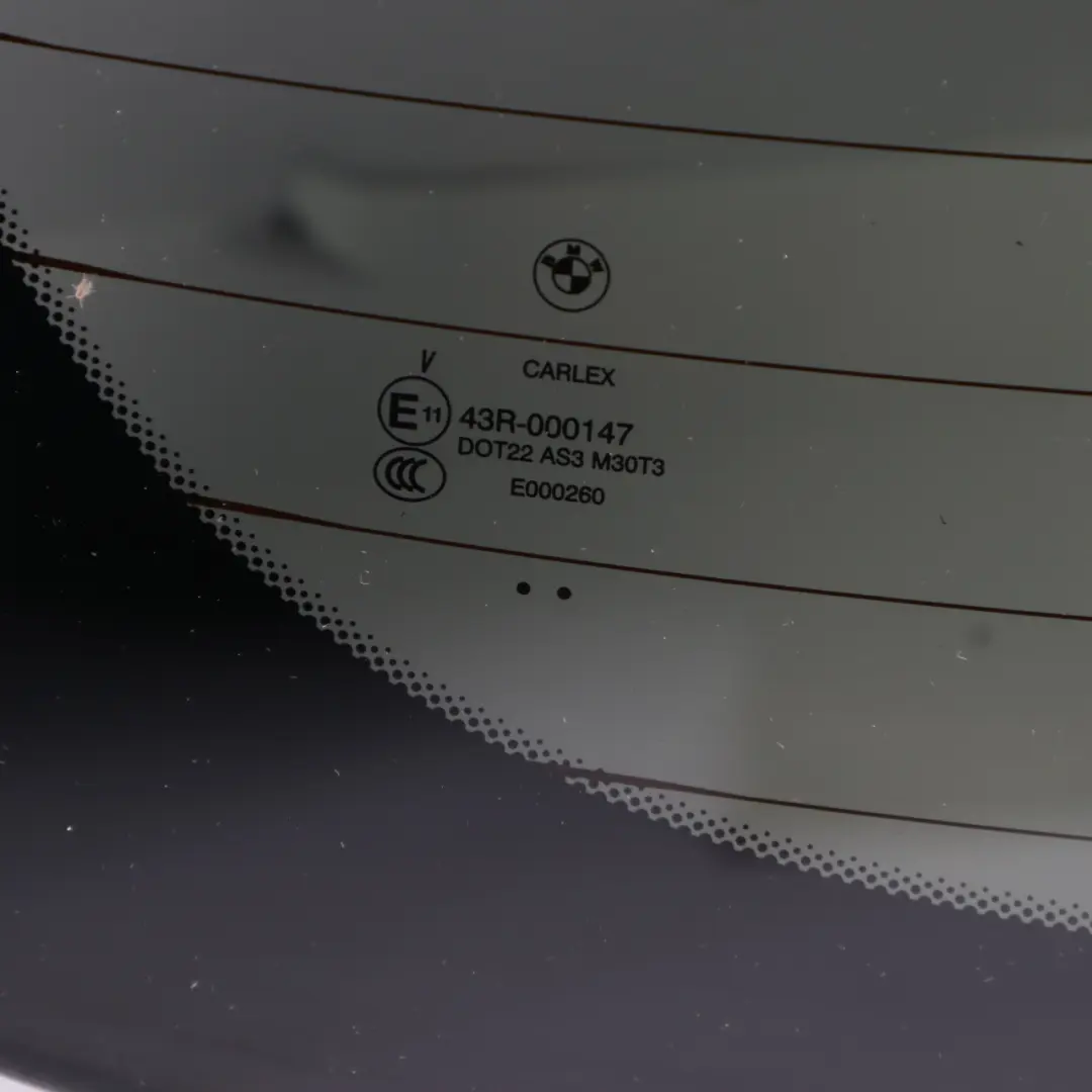 BMW F36 Couvercle de coffre de fenêtre arrière hayon Vitrage teinté AS3 - SKU 7314614 - Numéro de pièce 7314614