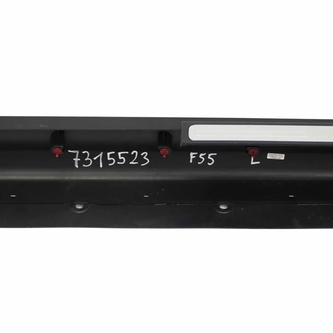 Mini F55 Izquierda Sill Faldón Puerta Lado Cubierta Negro - SKU 7315523 - Número de pieza 7315523