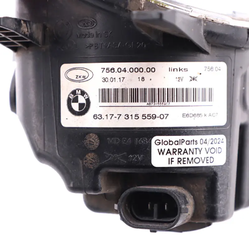  Feu antibrouillard BMW F20 F30 F31 LCI Feu avant pare-chocs gauche LED - SKU 7315559-1 - Numéro de pièce 7315559