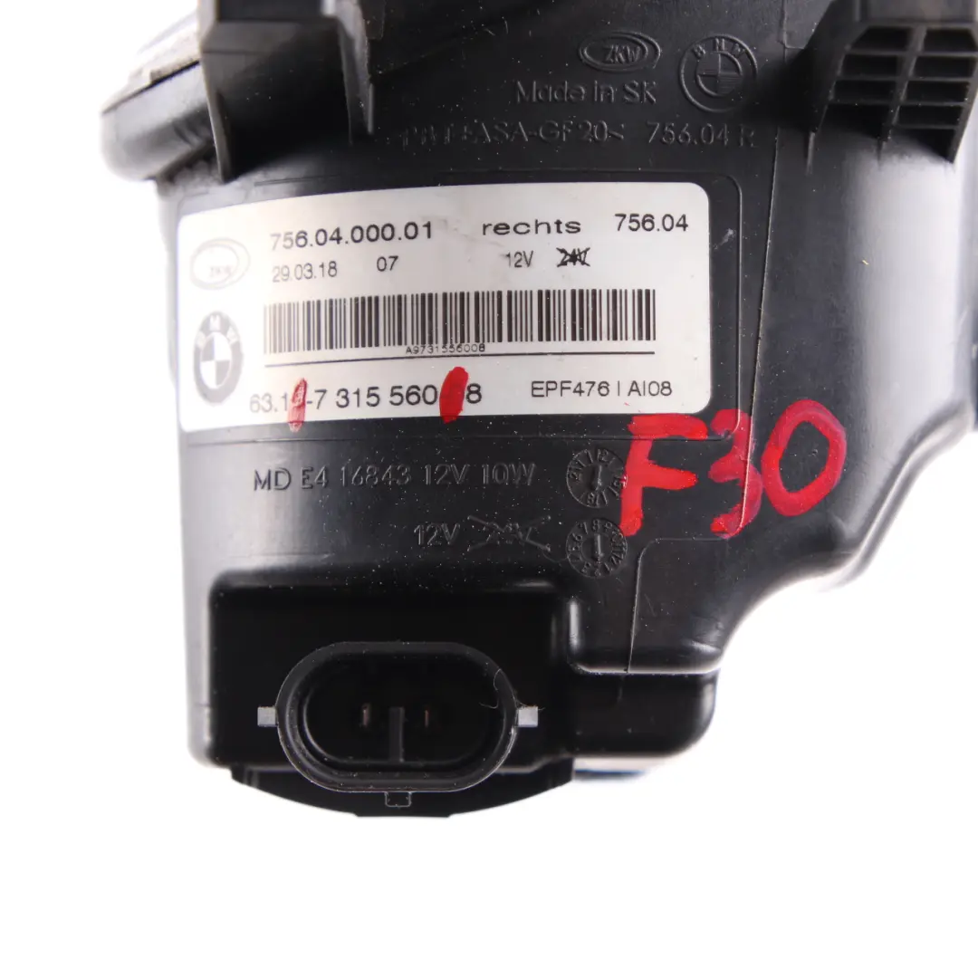 Fendinebbia BMW F20 F21 F30 F31 LCI LED Paraurti Anteriore Destro per con numero di parte 7315560 Fendinebbia BMW F20 F21 F30 F31 LCI LED Paraurti Anteriore Destro - SKU 7315560 - Numero di parte 7315560