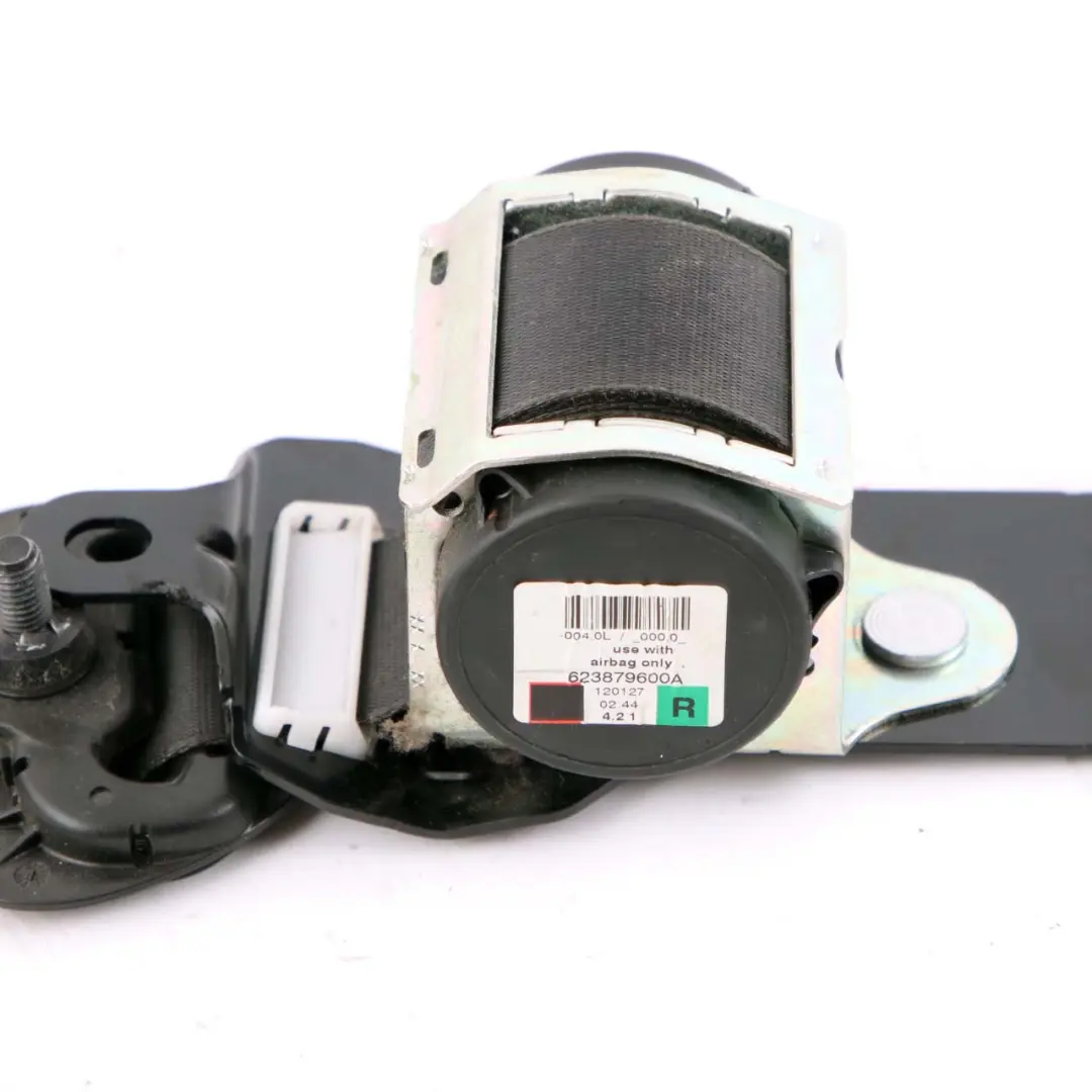  Seatbelt Front Mini R55 LCI Upper Seat Belt Safety Right O/S Black - SKU 7315652 - Part number 7315652