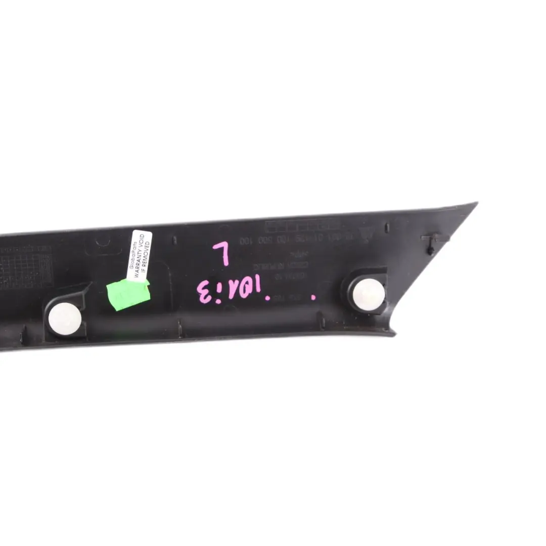 BMW i3 I01 Couvercle de Coffre Arrière Gauche Tailgate Trim Cover Noir - SKU 7315765 - Numéro de pièce 7315765