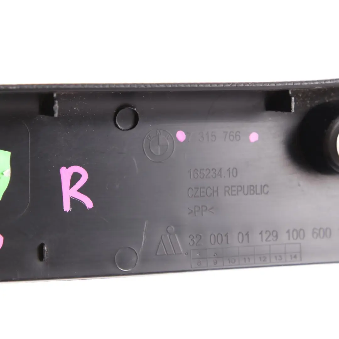 Couvercle de Coffre Arrière Droit Tailgate Trim Cover Noir pour BMW i3 I01 à propos du numéro de pièce 7315766 BMW i3 I01 Couvercle de Coffre Arrière Droit Tailgate Trim Cover Noir - SKU 7315766 - Numéro de pièce 7315766