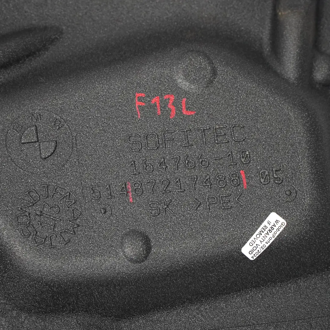 BMW F12 F13 Aislamiento Acústico Puerta Delantera Derecha Aislante 7217488 - SKU 7316338 - Número de pieza 7316338