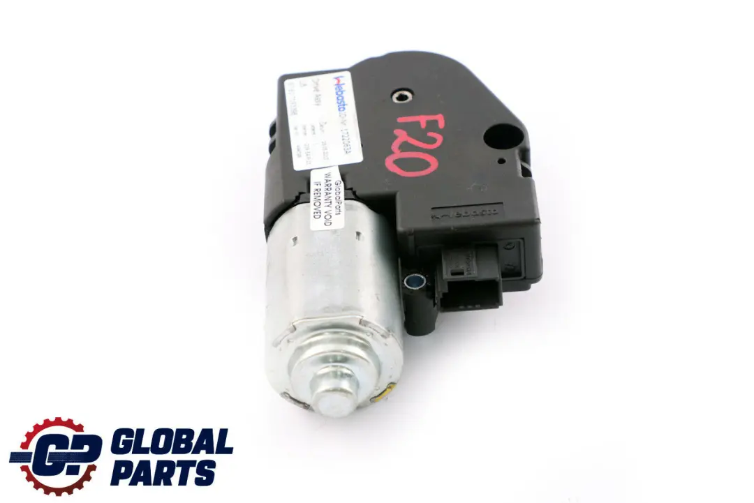 BMW 1 2 3 er F20 F22 F30 Schiebedach Antriebsmotoreinheit Webasto 7193398 - SKU 7316535 - Teilenummer 7316535